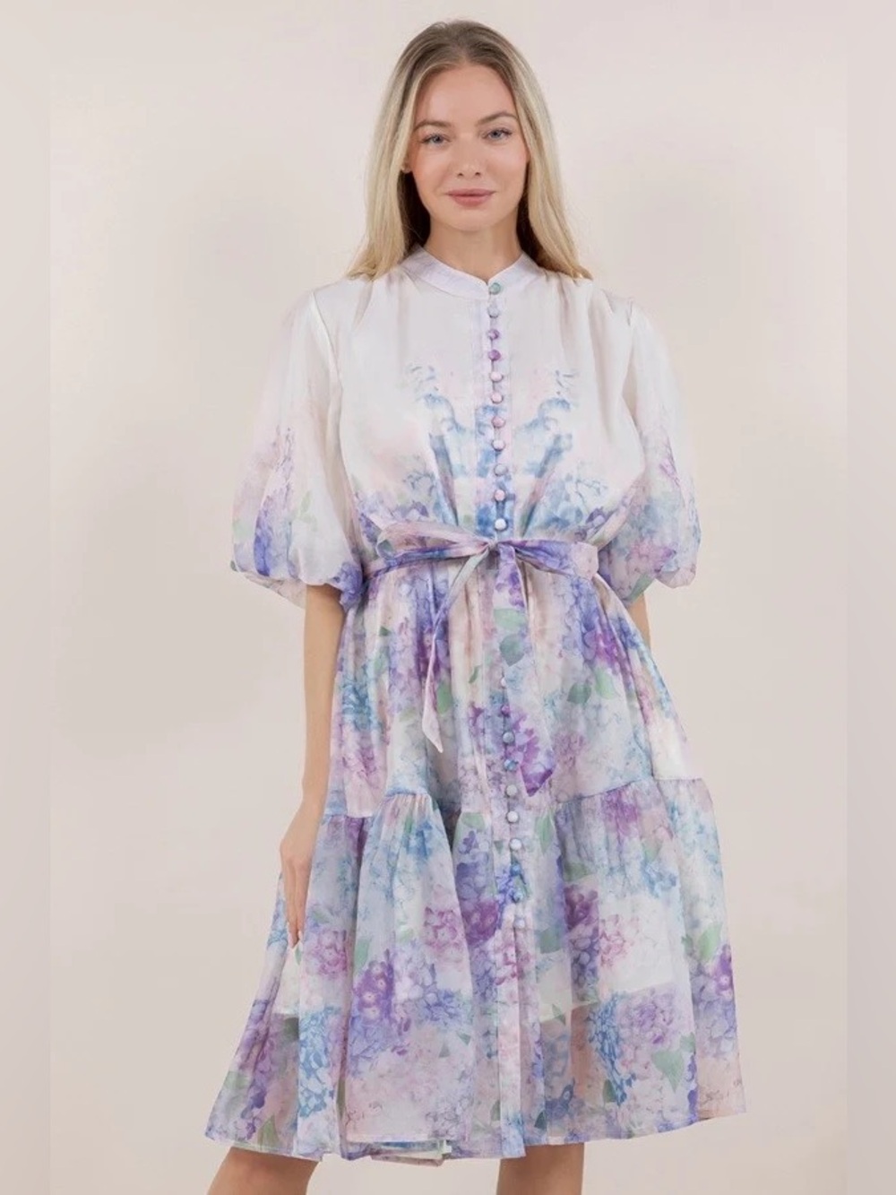 FLORAL MIDI DRESS